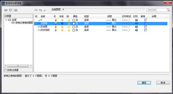 CAD如何設(shè)置圖層顏色、線型與線寬